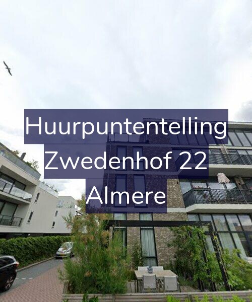Foto gevel Huurpuntentelling voor Zwedenhof 22, Almere
