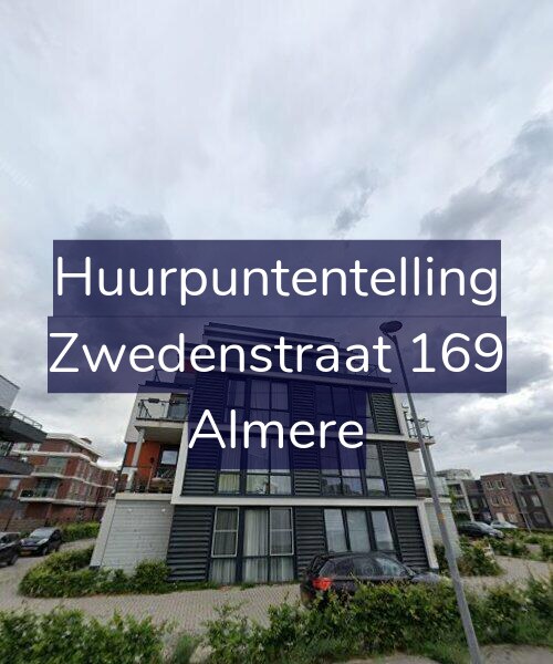 Foto gevel Huurpuntentelling voor Zwedenstraat 169, Almere