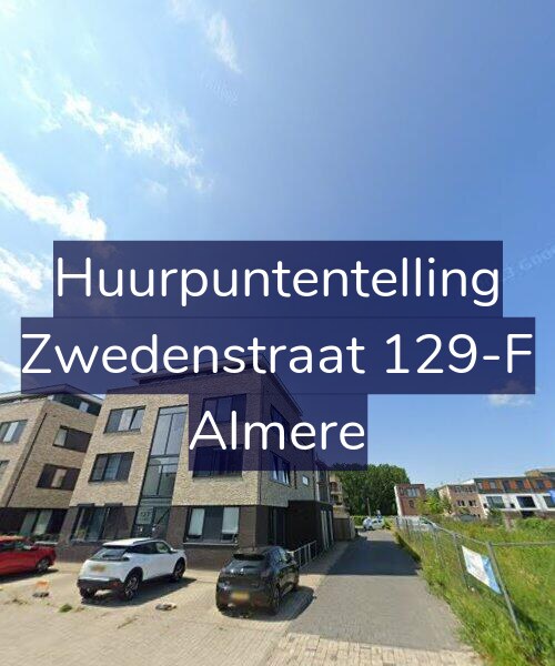 Foto gevel Huurpuntentelling voor Zwedenstraat 129-F, Almere