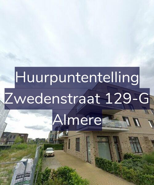 Foto gevel Huurpuntentelling voor Zwedenstraat 129-G, Almere