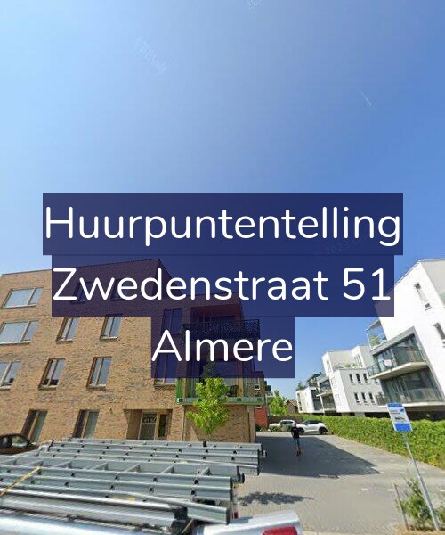 Foto gevel Huurpuntentelling voor Zwedenstraat 51, Almere