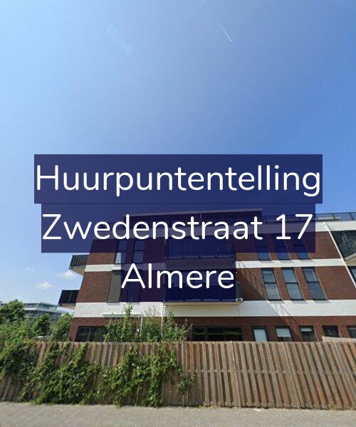 Foto gevel Huurpuntentelling voor Zwedenstraat 17, Almere