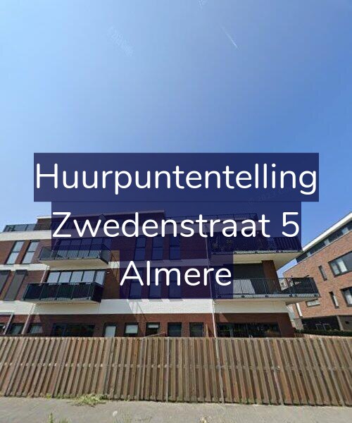 Foto gevel Huurpuntentelling voor Zwedenstraat 5, Almere