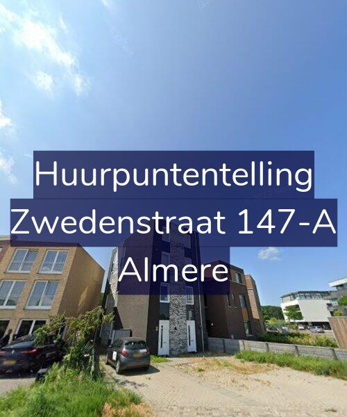 Foto gevel Huurpuntentelling voor Zwedenstraat 147-A, Almere