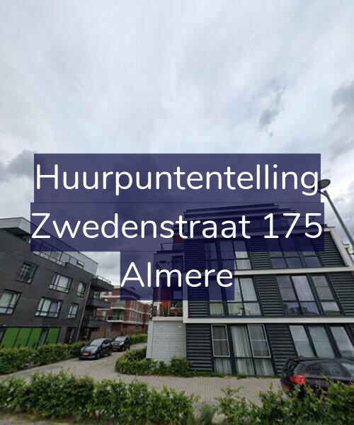 Foto gevel Huurpuntentelling voor Zwedenstraat 175, Almere