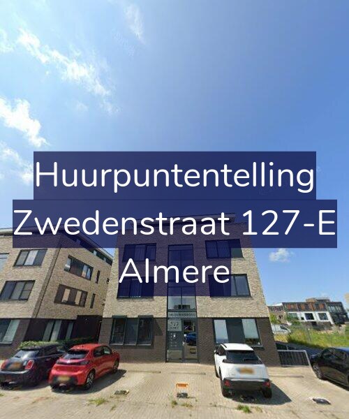 Foto gevel Huurpuntentelling voor Zwedenstraat 127-E, Almere
