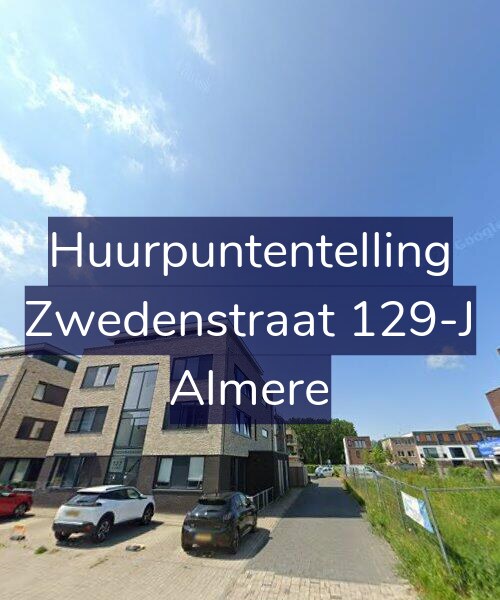 Foto gevel Huurpuntentelling voor Zwedenstraat 129-J, Almere