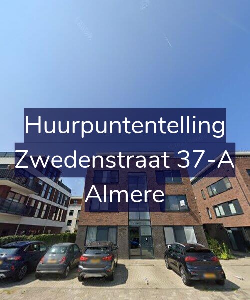 Foto gevel Huurpuntentelling voor Zwedenstraat 37-A, Almere