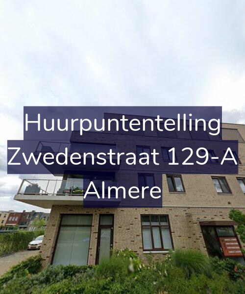 Foto gevel Huurpuntentelling voor Zwedenstraat 129-A, Almere