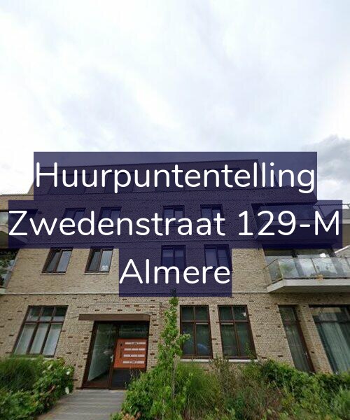 Foto gevel Huurpuntentelling voor Zwedenstraat 129-M, Almere