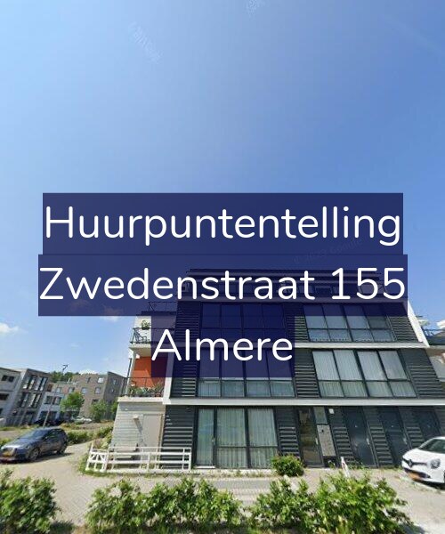 Foto gevel Huurpuntentelling voor Zwedenstraat 155, Almere