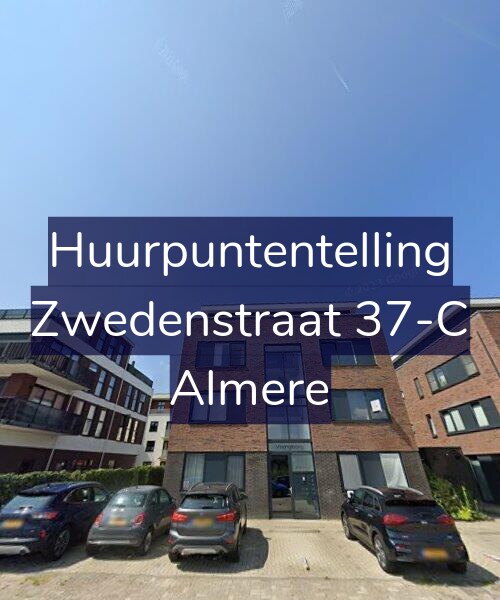 Foto gevel Huurpuntentelling voor Zwedenstraat 37-C, Almere