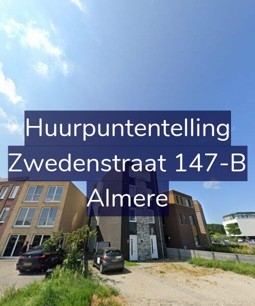 Foto gevel Huurpuntentelling voor Zwedenstraat 147-B, Almere