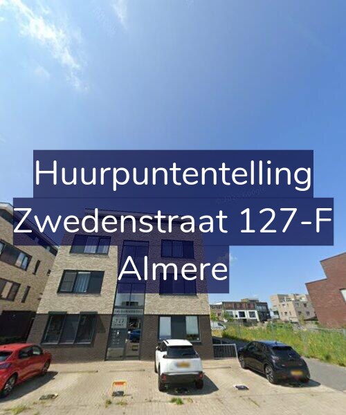 Foto gevel Huurpuntentelling voor Zwedenstraat 127-F, Almere
