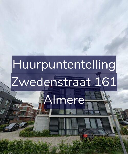 Foto gevel Huurpuntentelling voor Zwedenstraat 161, Almere