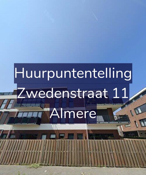 Foto gevel Huurpuntentelling voor Zwedenstraat 11, Almere