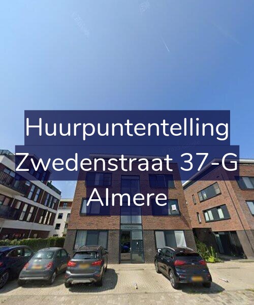 Foto gevel Huurpuntentelling voor Zwedenstraat 37-G, Almere