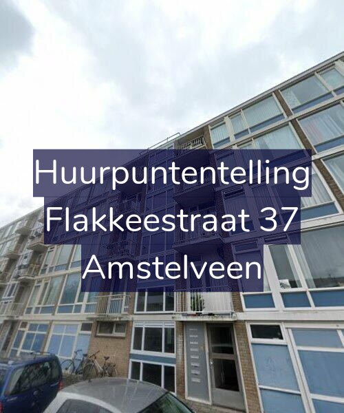 Foto gevel Huurpuntentelling voor Flakkeestraat 37, Amstelveen