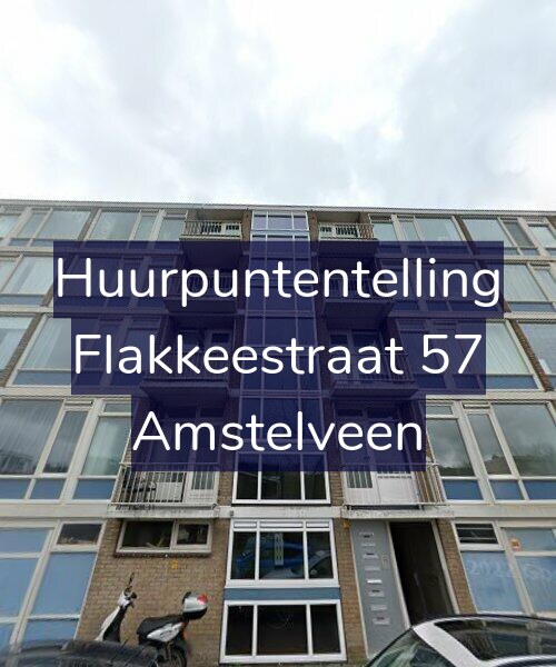 Foto gevel Huurpuntentelling voor Flakkeestraat 57, Amstelveen