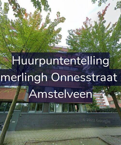Foto gevel Huurpuntentelling voor Kamerlingh Onnesstraat 40, Amstelveen