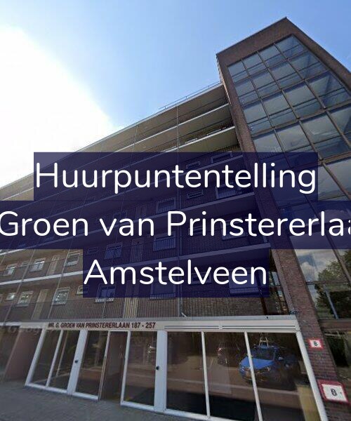 Foto gevel Huurpuntentelling voor Mr. G. Groen van Prinstererlaan 193, Amstelveen