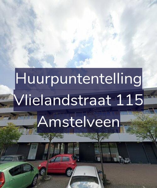 Foto gevel Huurpuntentelling voor Vlielandstraat 115, Amstelveen
