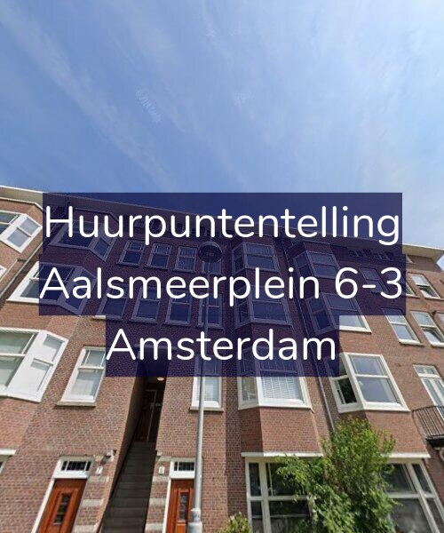 Foto gevel Huurpuntentelling voor Aalsmeerplein 6-3, Amsterdam