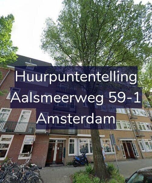 Foto gevel Huurpuntentelling voor Aalsmeerweg 59-1, Amsterdam