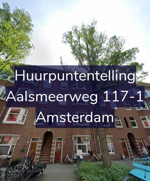 Foto gevel Huurpuntentelling voor Aalsmeerweg 117-1, Amsterdam