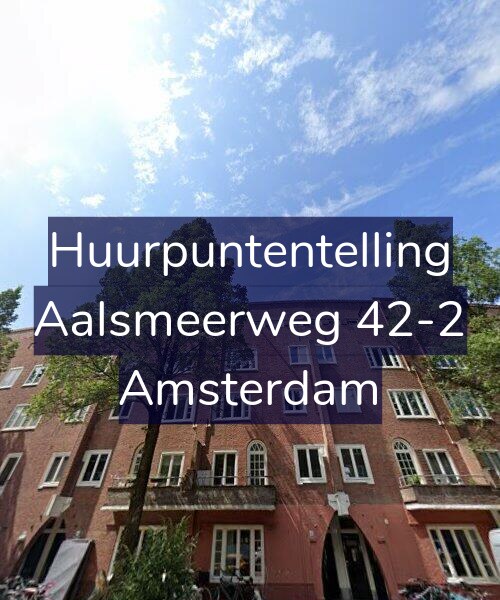 Foto gevel Huurpuntentelling voor Aalsmeerweg 42-2, Amsterdam