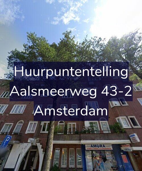 Foto gevel Huurpuntentelling voor Aalsmeerweg 43-2, Amsterdam
