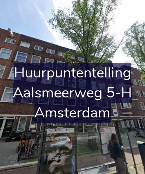 Foto gevel Huurpuntentelling voor Aalsmeerweg 5-H, Amsterdam