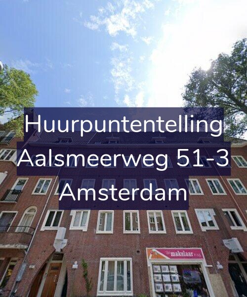 Foto gevel Huurpuntentelling voor Aalsmeerweg 51-3, Amsterdam