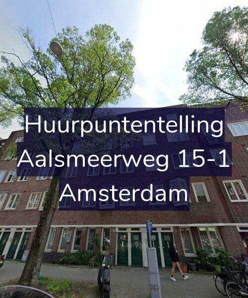 Foto gevel Huurpuntentelling voor Aalsmeerweg 15-1, Amsterdam