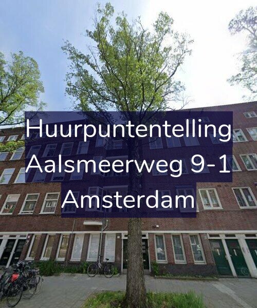 Foto gevel Huurpuntentelling voor Aalsmeerweg 9-1, Amsterdam