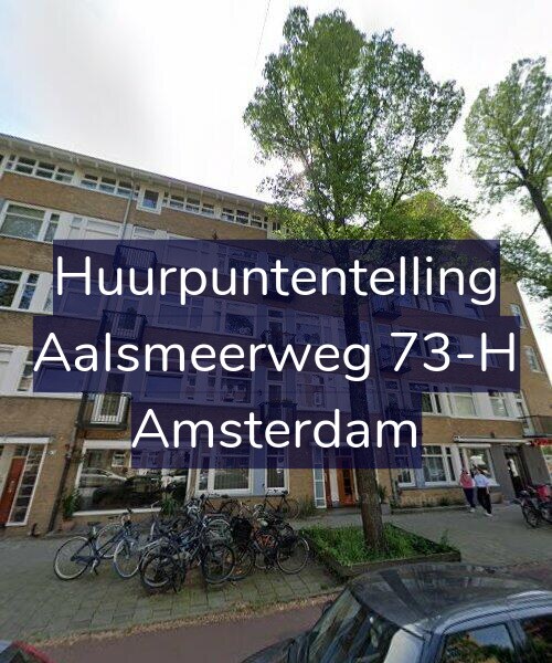 Foto gevel Huurpuntentelling voor Aalsmeerweg 73-H, Amsterdam