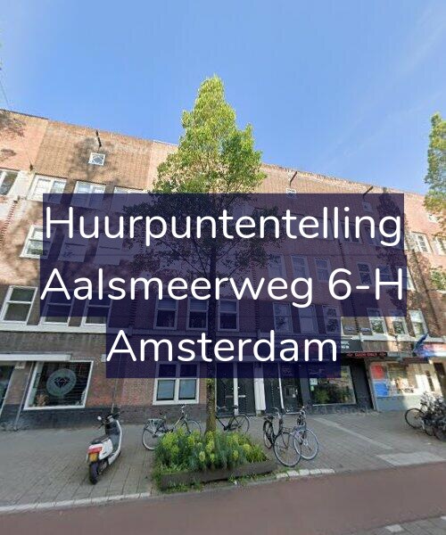 Foto gevel Huurpuntentelling voor Aalsmeerweg 6-H, Amsterdam