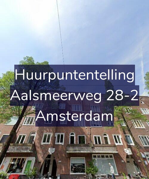 Foto gevel Huurpuntentelling voor Aalsmeerweg 28-2, Amsterdam
