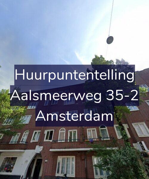 Foto gevel Huurpuntentelling voor Aalsmeerweg 35-2, Amsterdam