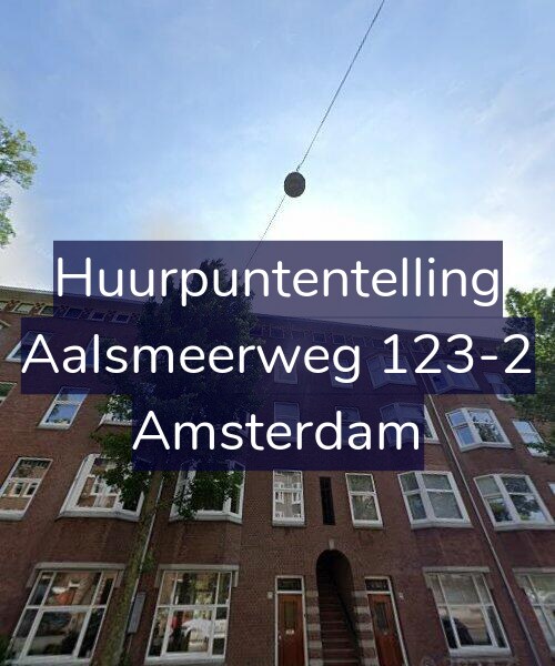 Foto gevel Huurpuntentelling voor Aalsmeerweg 123-2, Amsterdam