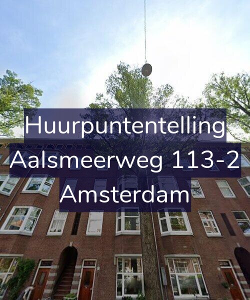Foto gevel Huurpuntentelling voor Aalsmeerweg 113-2, Amsterdam