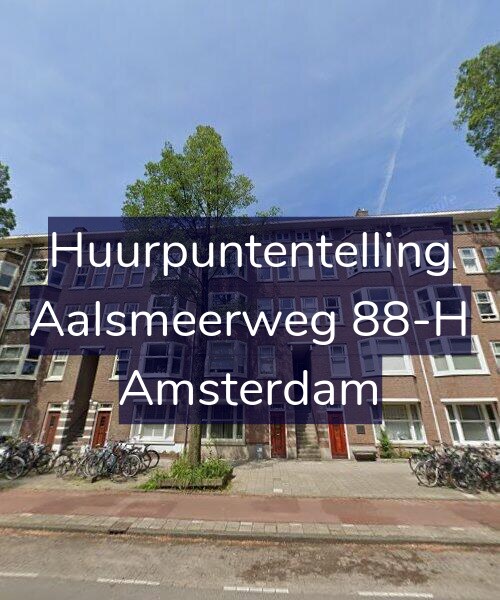 Foto gevel Huurpuntentelling voor Aalsmeerweg 88-H, Amsterdam