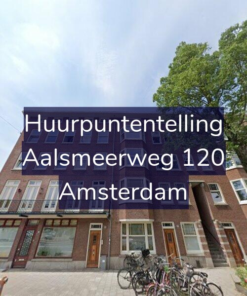 Foto gevel Huurpuntentelling voor Aalsmeerweg 120, Amsterdam