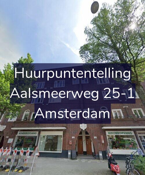 Foto gevel Huurpuntentelling voor Aalsmeerweg 25-1, Amsterdam