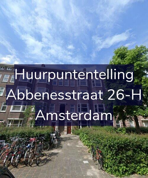 Foto gevel Huurpuntentelling voor Abbenesstraat 26-H, Amsterdam