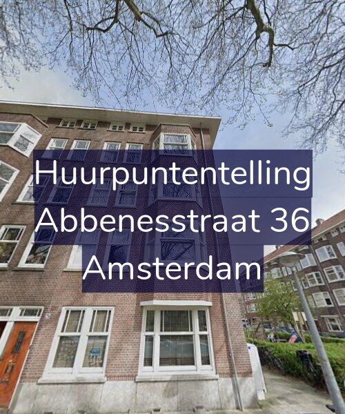 Foto gevel Huurpuntentelling voor Abbenesstraat 36, Amsterdam