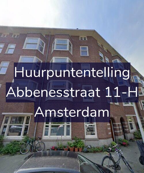 Foto gevel Huurpuntentelling voor Abbenesstraat 11-H, Amsterdam