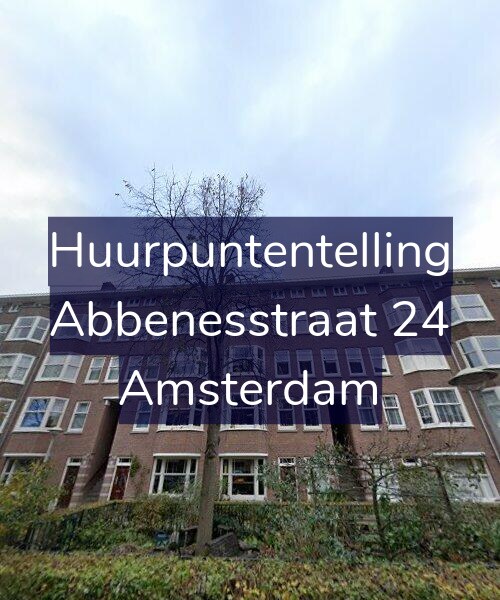 Foto gevel Huurpuntentelling voor Abbenesstraat 24, Amsterdam