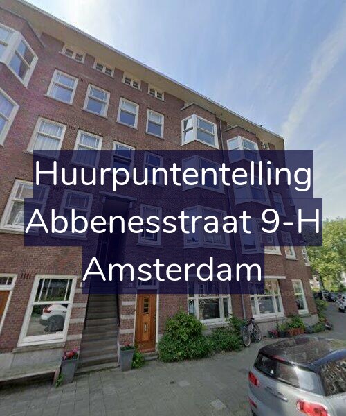 Foto gevel Huurpuntentelling voor Abbenesstraat 9-H, Amsterdam