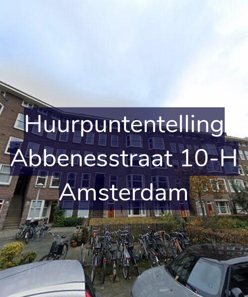 Foto gevel Huurpuntentelling voor Abbenesstraat 10-H, Amsterdam